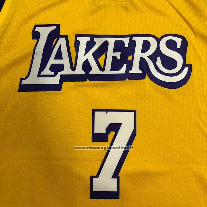 Maglia Los Angeles Lakers Carmelo Anthony #7 Citta 2019-20 Giallo
